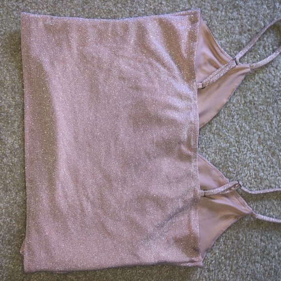 Glitter Crop Tank Top - Picture 2 of 2